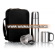 500ml stainless steel vacuum flask and 220ml Thermo mug travel gift set customzied (HY-E016)