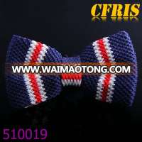 Hot Selling New British Fashion Acrylic Knitted Custom Bow Ties Men