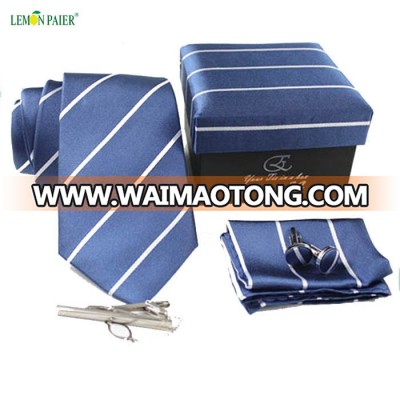 Best Gift Jacquard Woven Wholesale Men's Silk Tie Sets